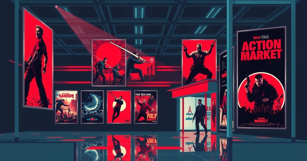 Dynamic action-themed film slate showcasing diverse genres from Thailand's M Studio at the Shanghai market.