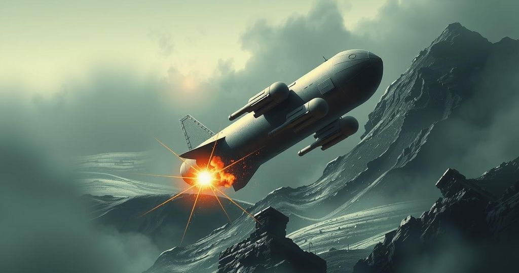 US military strikes in Iran targeting nuclear facilities with conceptual bunker buster bomb graphic.